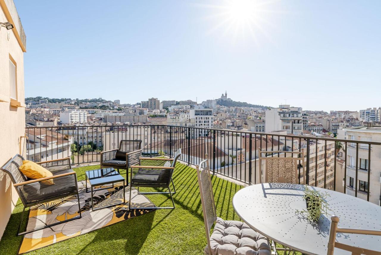 Marseille: Superbe Vue Sur Notre-Dame De La Garde Διαμέρισμα Εξωτερικό φωτογραφία